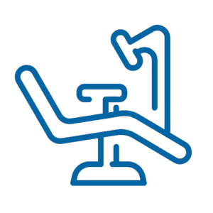 Dental chair icon